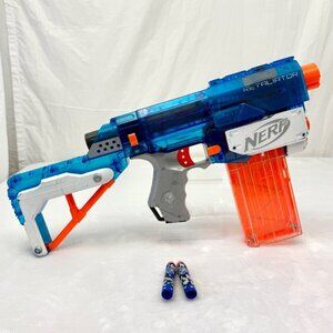Nerf N-Strike Elite Retaliator Dart Blaster w/12 Dart Clip & Butt Ext Tested & W